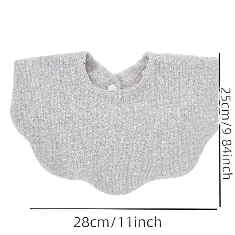 Scalloped Dribble Bib