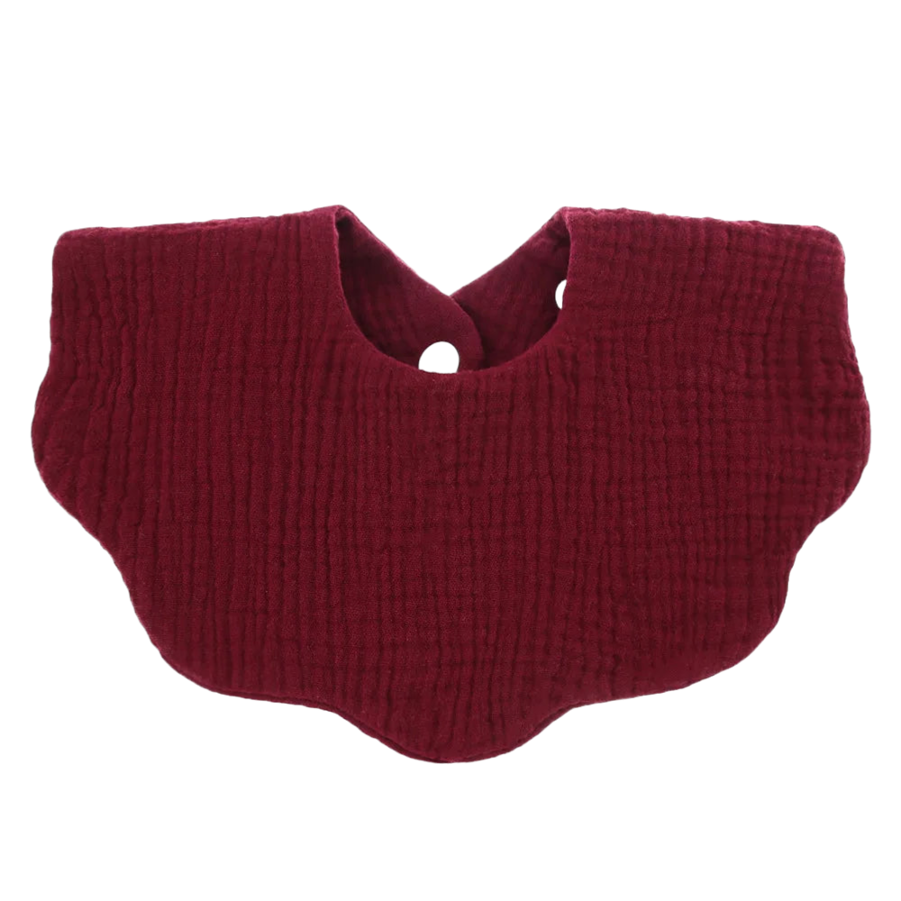 Scalloped Dribble Bib