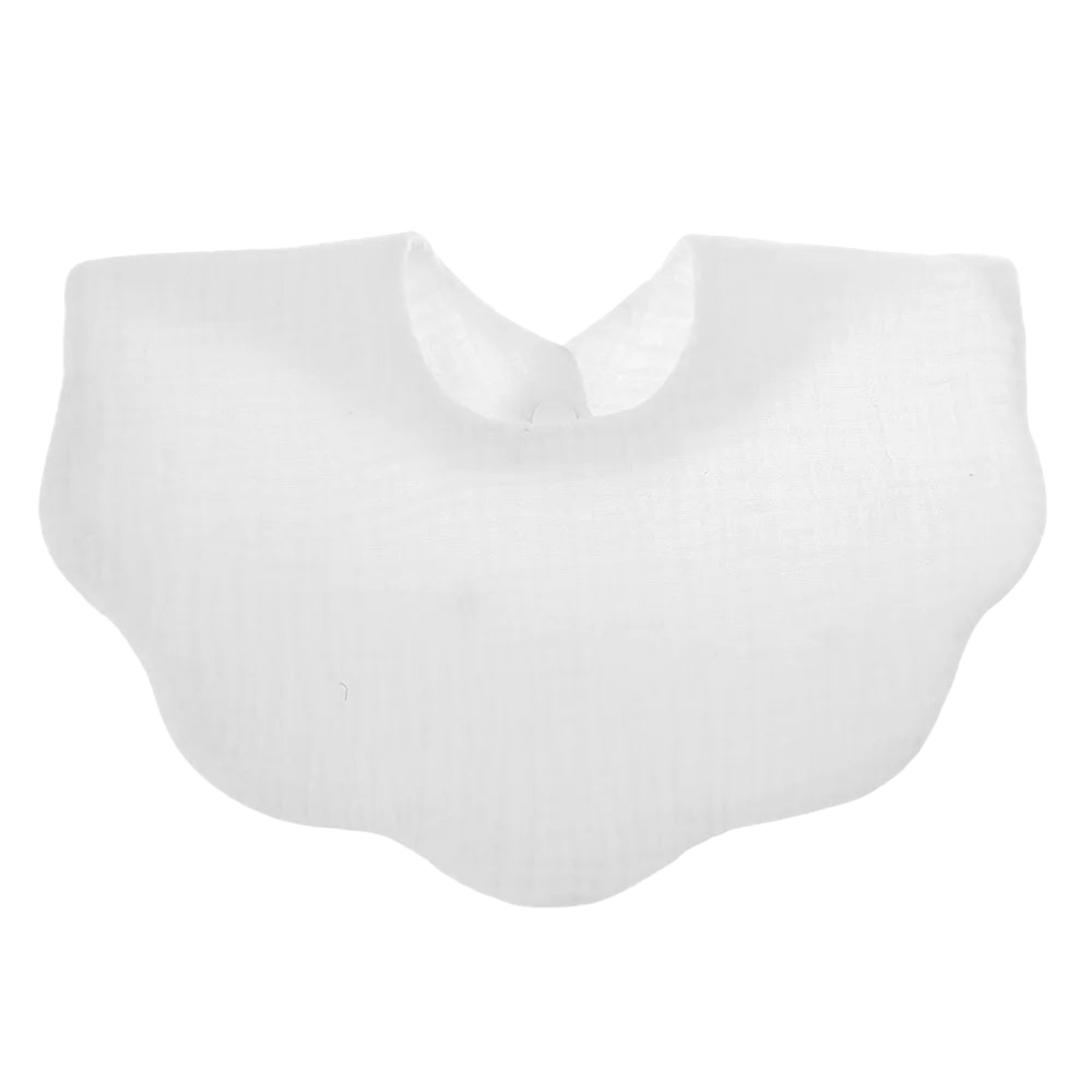 Scalloped Dribble Bib