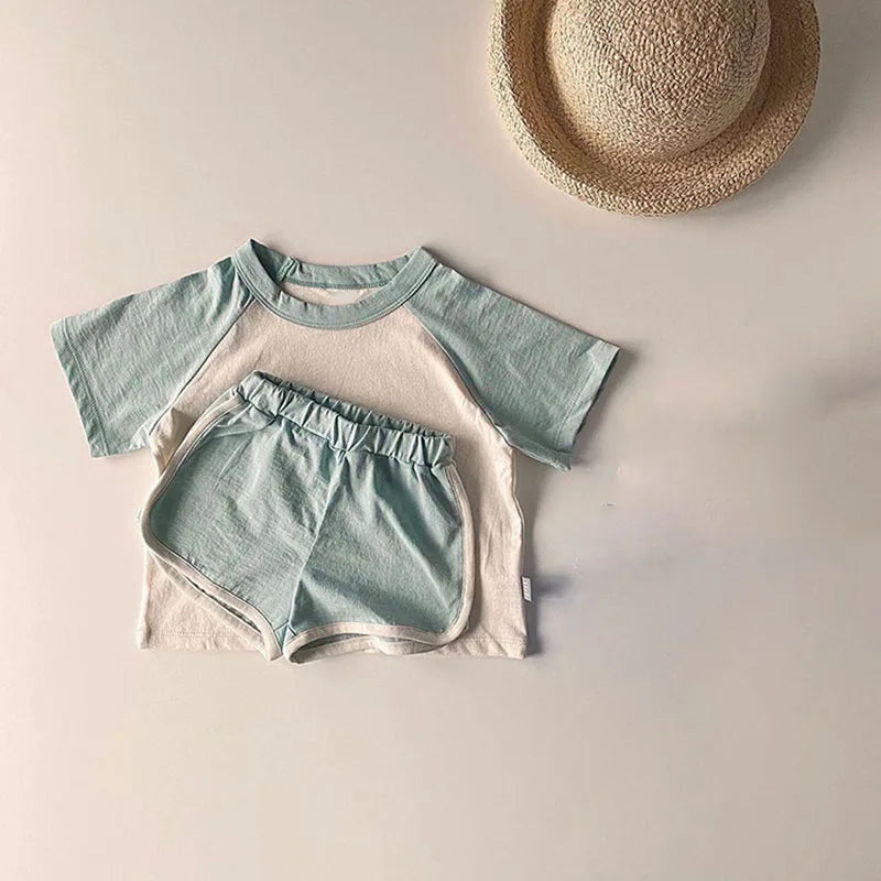 Vintage Athletic Short and Tee Set