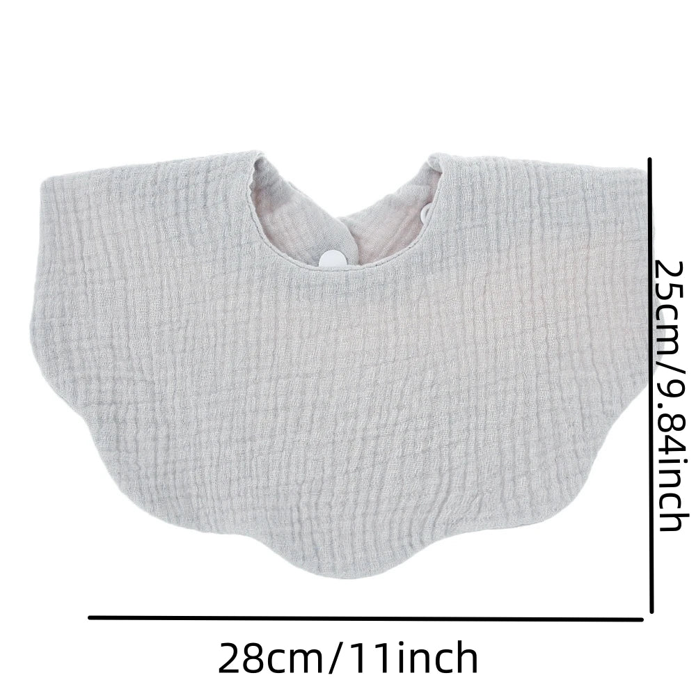 Scalloped Dribble Bib